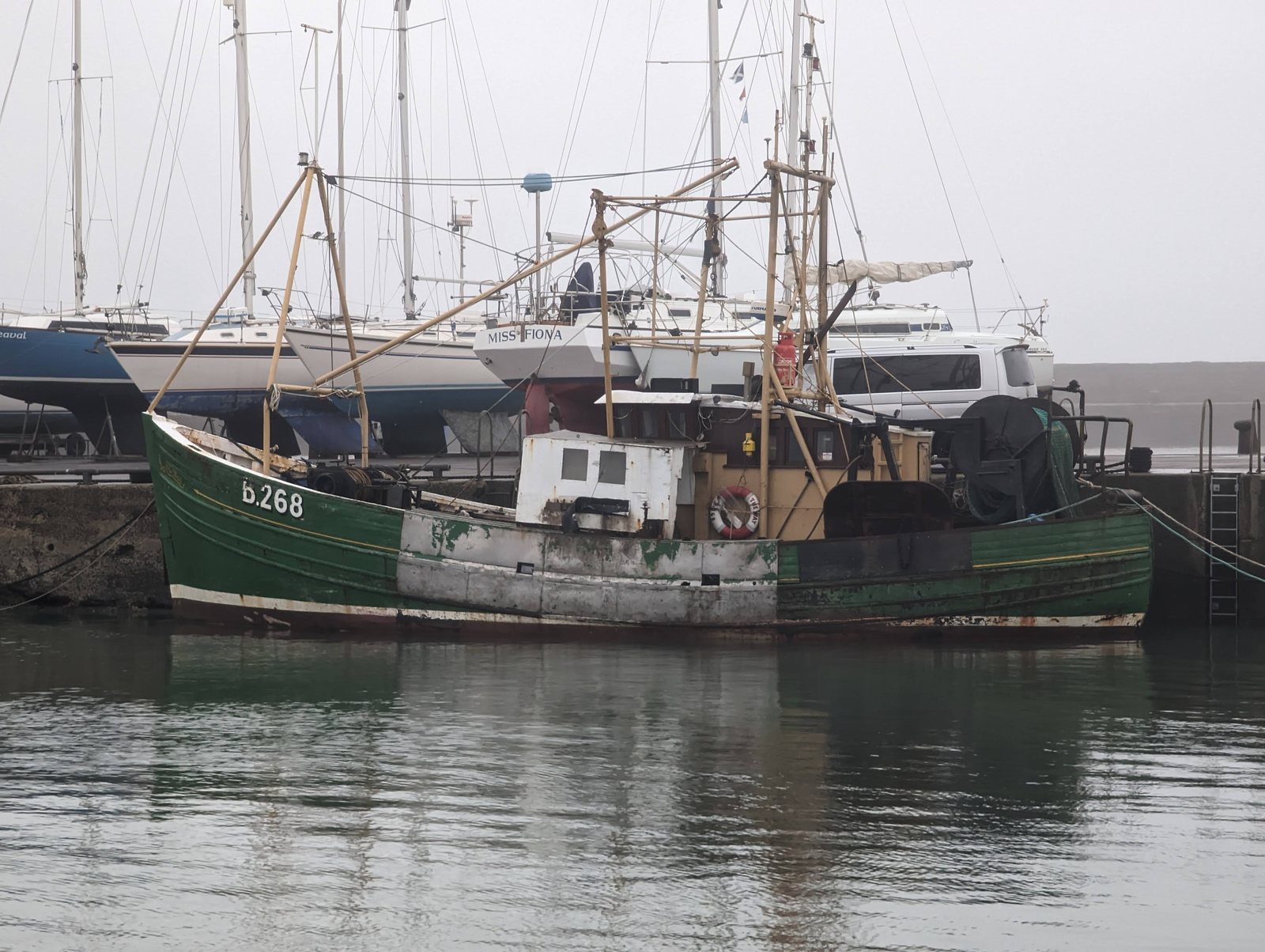The fishing fleet at rest in Anstruther harbour.