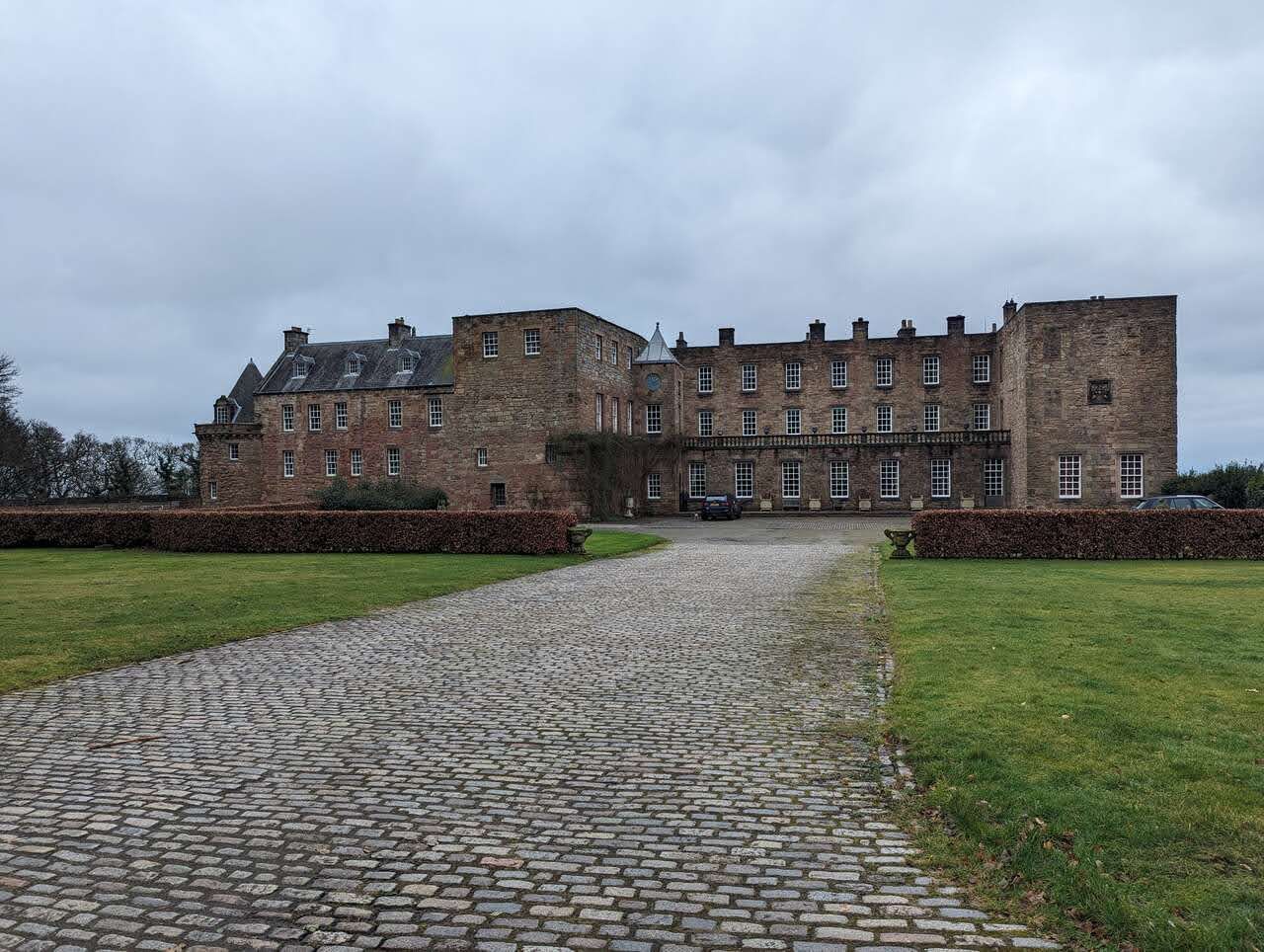 Wemyss Castle, the private family seat between East and West Wemyss.