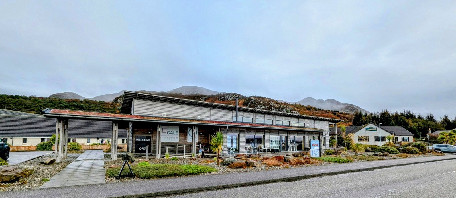 A cafe in Gairloch village, Wester Ross.