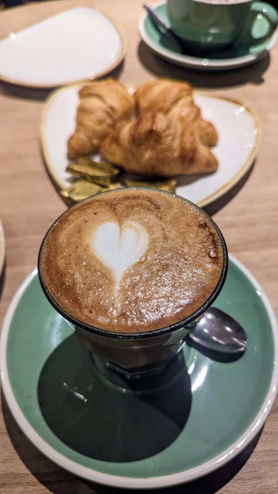Coffee and a croissant at Brambles, Inveraray