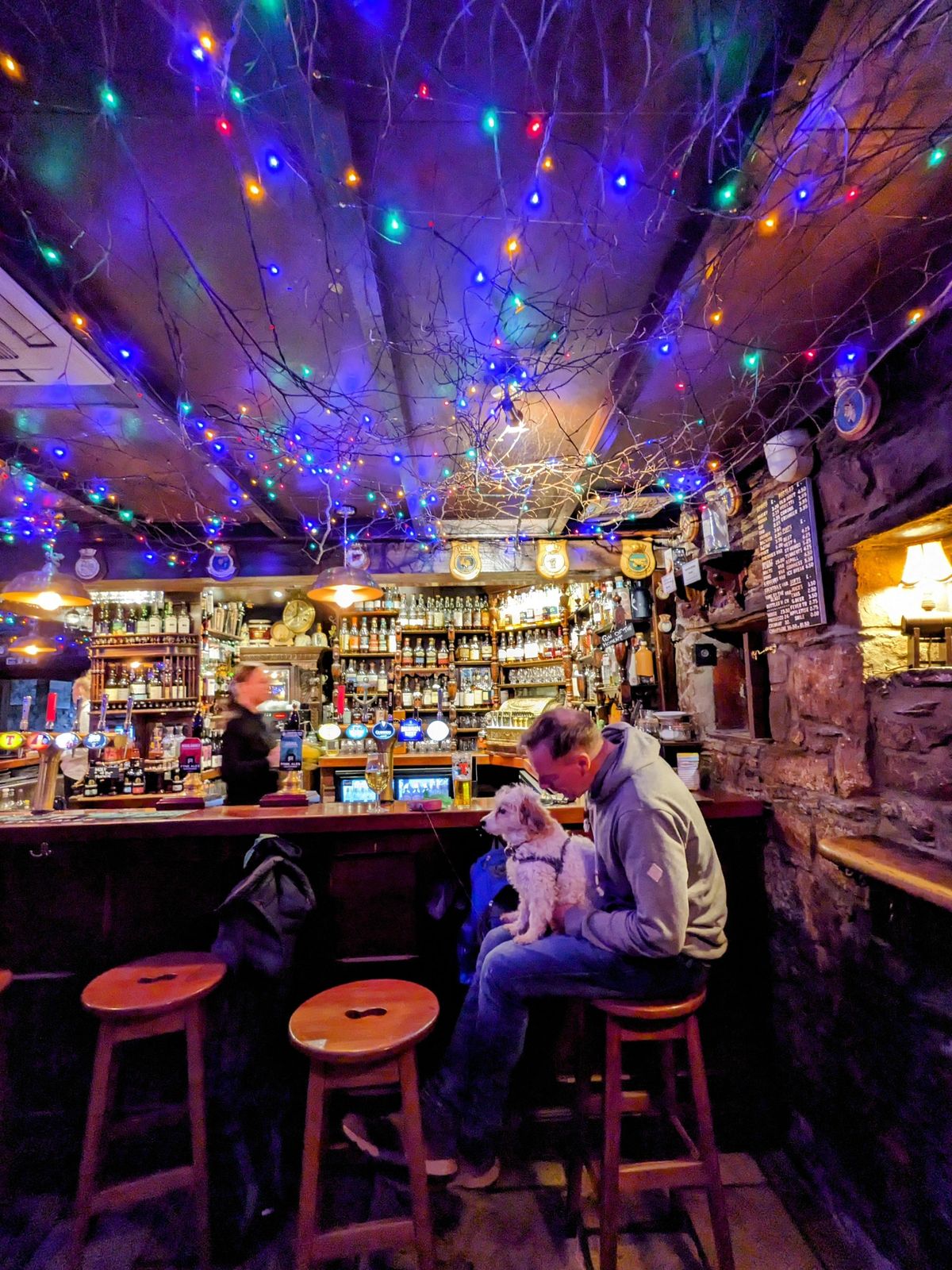 The atmospheric bar of The George, Inveraray