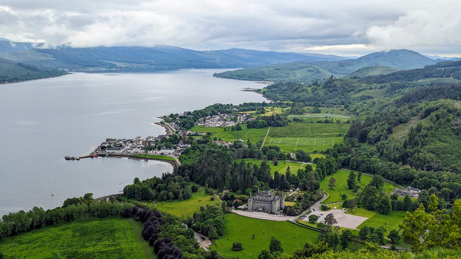 Loch Fyne stretching away south, seen from Dun na Cuaiche