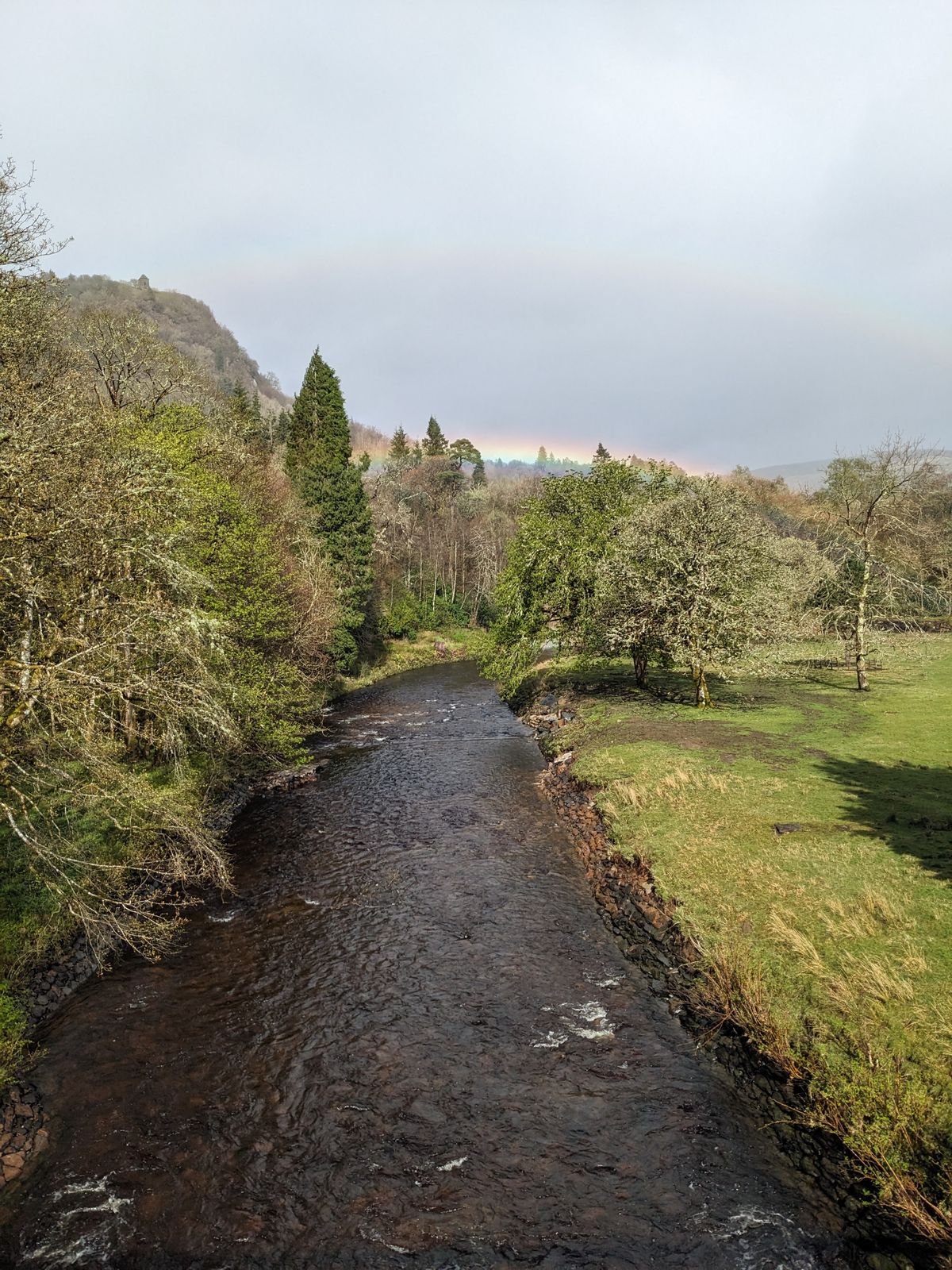 The River Aray and the Garden Bridge below Inveraray Castle