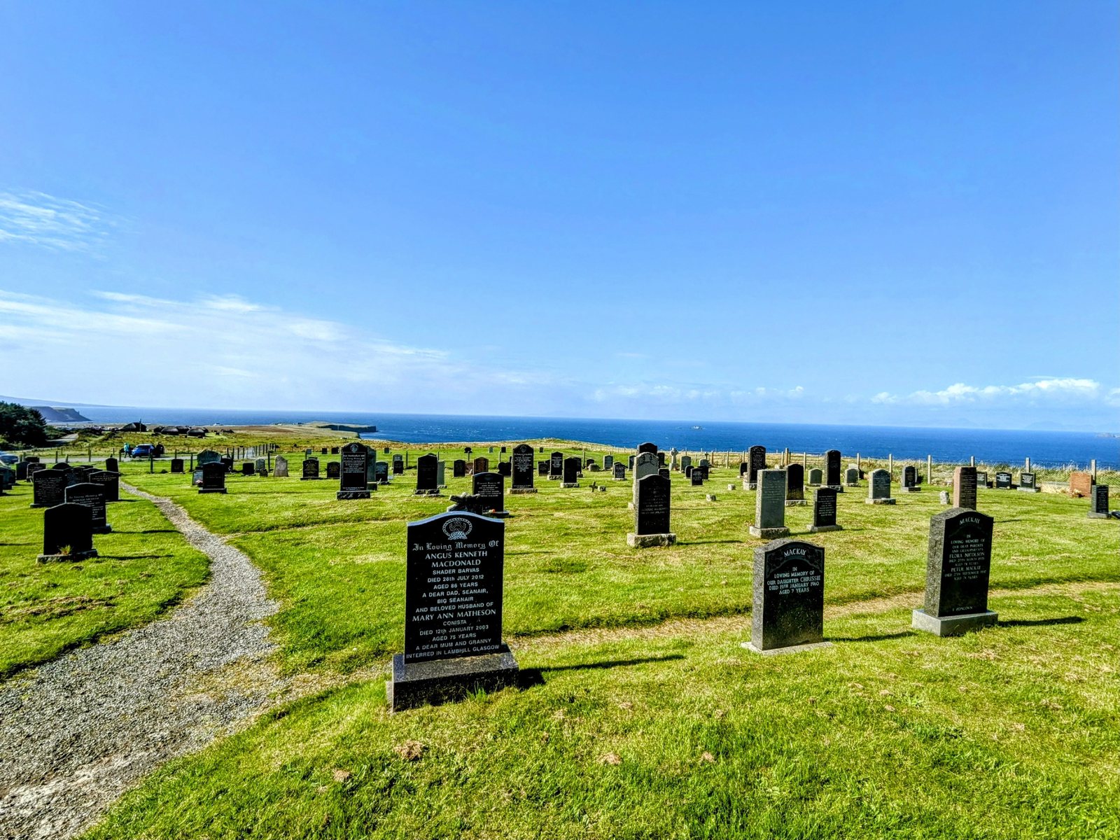 The old cemetery at Kilmuir, Skye.