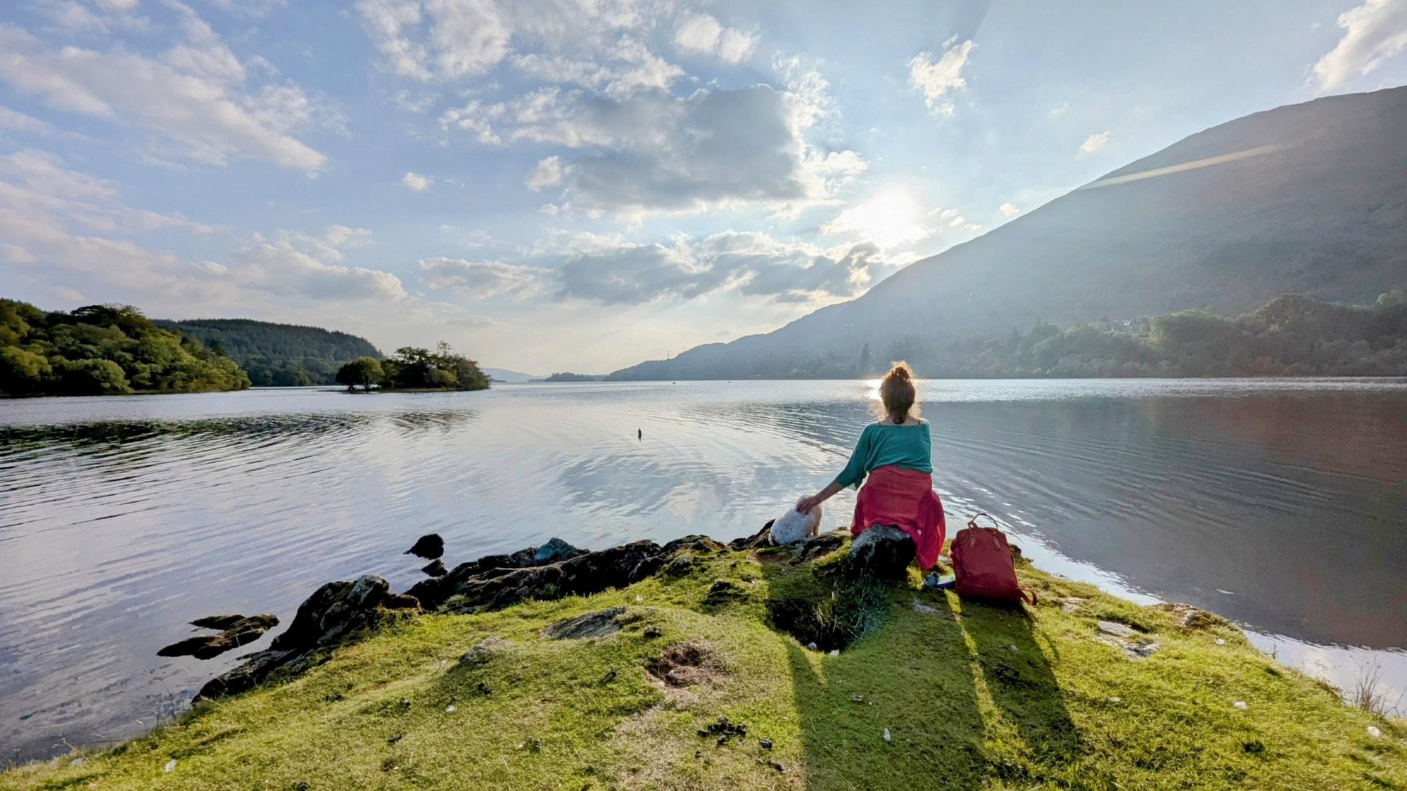 Loch Awe at evening, near the Pass of Brander