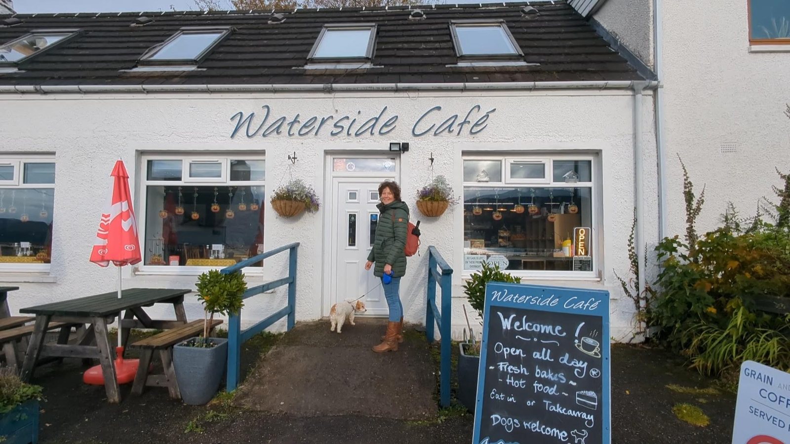 The Waterside Café at Lochcarron.