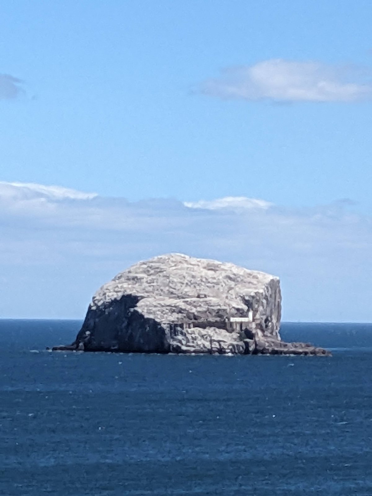 Golf fairways along the sea at North Berwick.