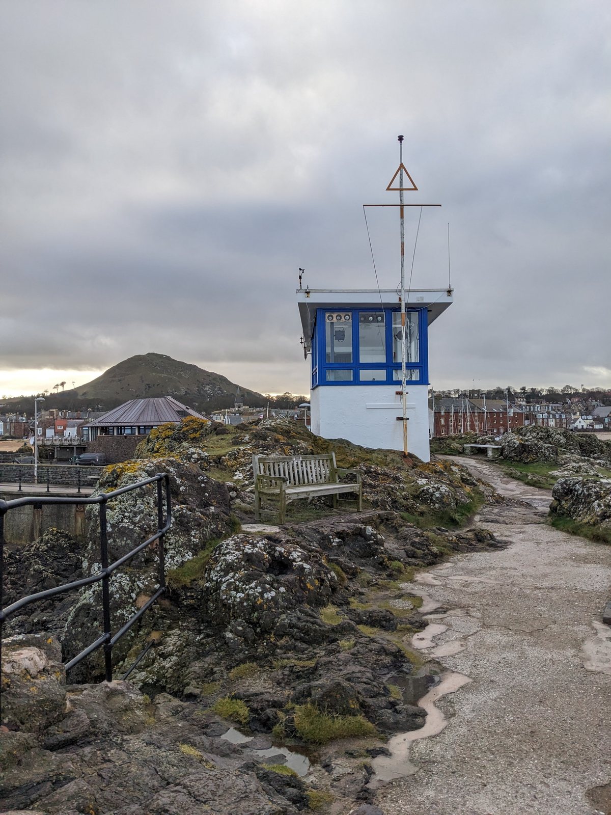 The path out to the Seabird Centre, North Berwick.