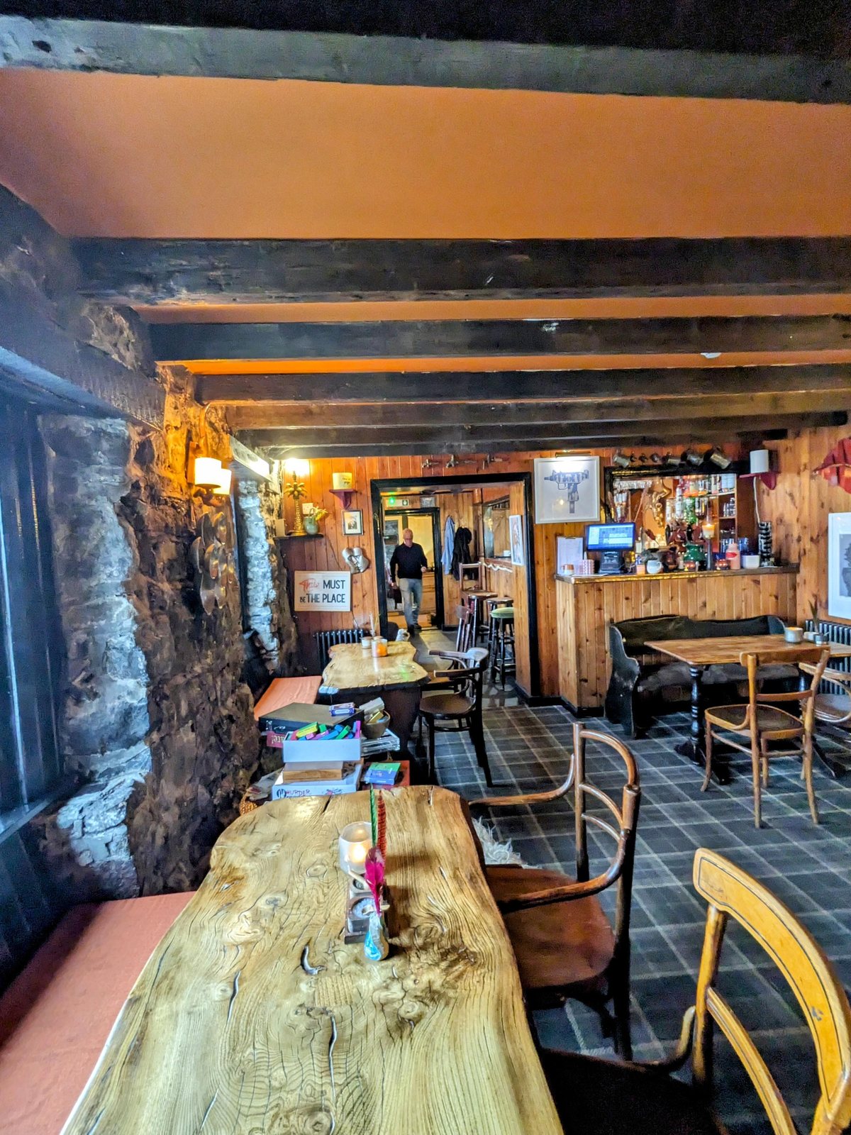 Inside the Stein Inn.