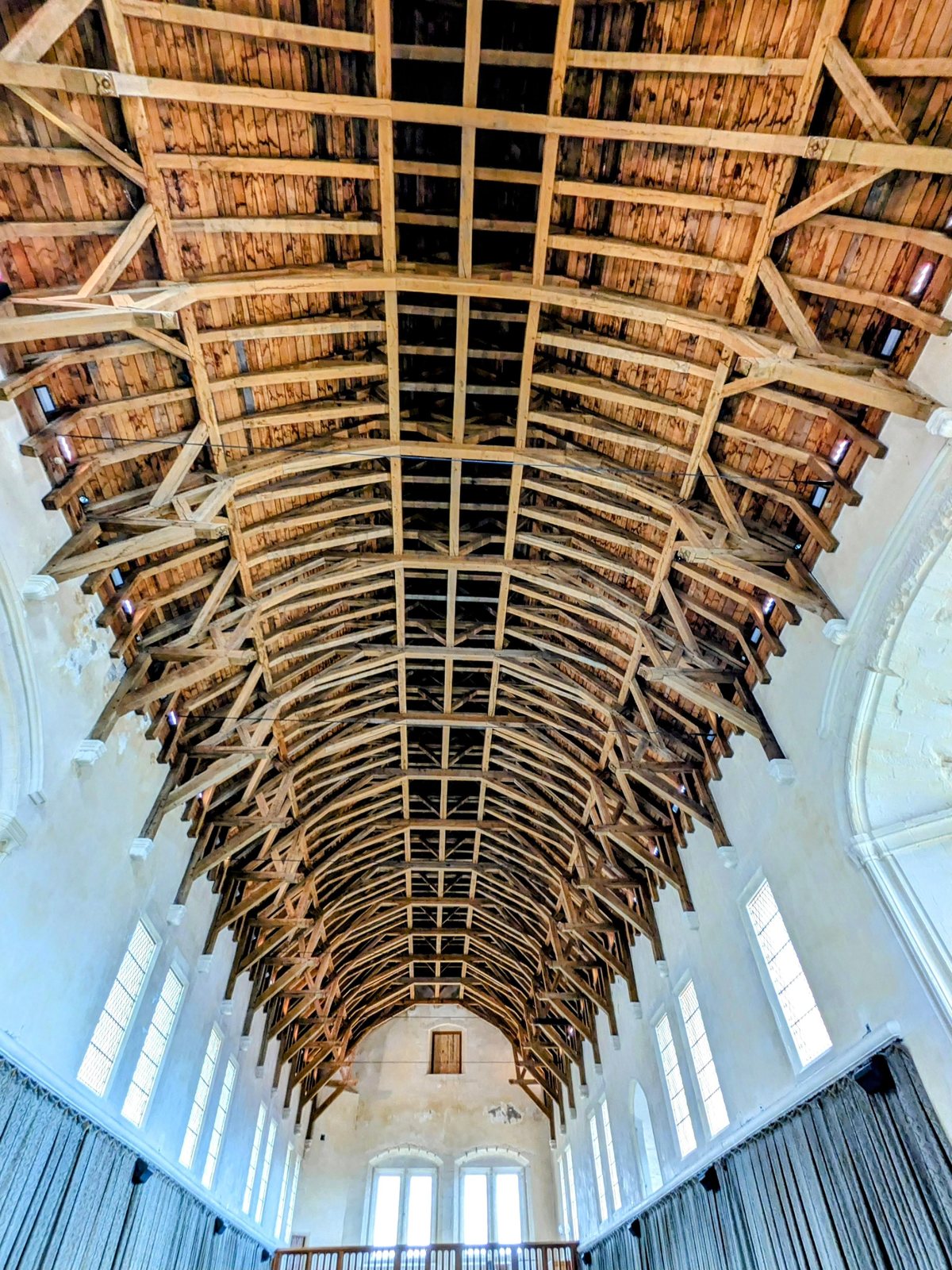 The medieval oak roof of the Church of the Holy Rude, Stirling.